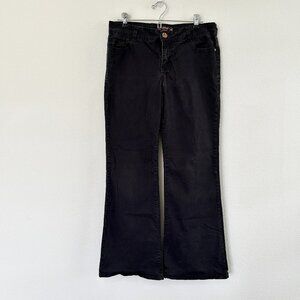 Grane Jeans Women Junior Size 11 Average Black Stretch Bootcut Pants